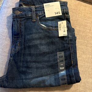 Aeropostale Women's Deep Blue Skinny Jeans